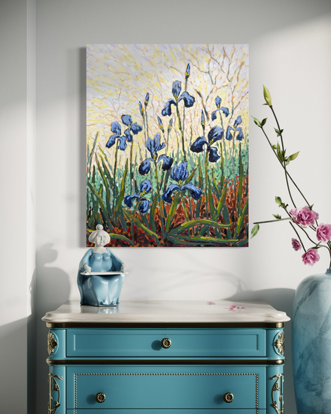 Happy Little Irises