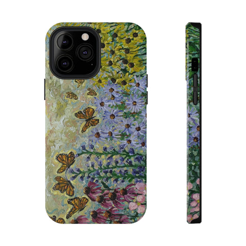 Floral Impact-Resistant Phone Case | Butterfly Design