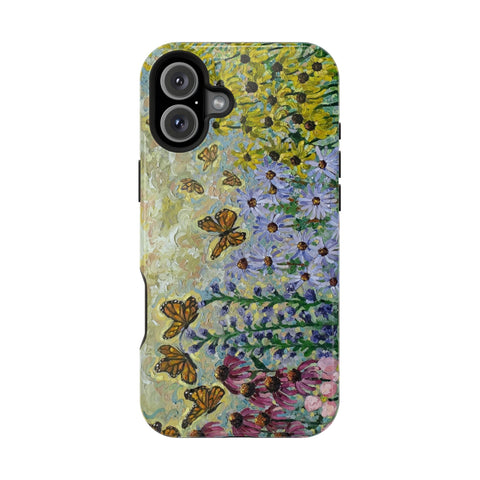 Floral Impact-Resistant Phone Case | Butterfly Design