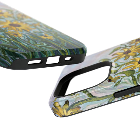 Floral Impact-Resistant Phone Case | Sunflower Design