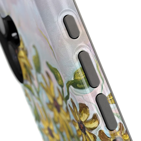 Floral Impact-Resistant Phone Case | Sunflower Design