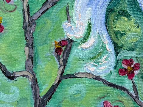 “Beneath The Spring Blossoms”