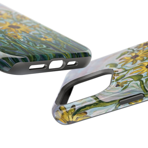 Floral Impact-Resistant Phone Case | Sunflower Design