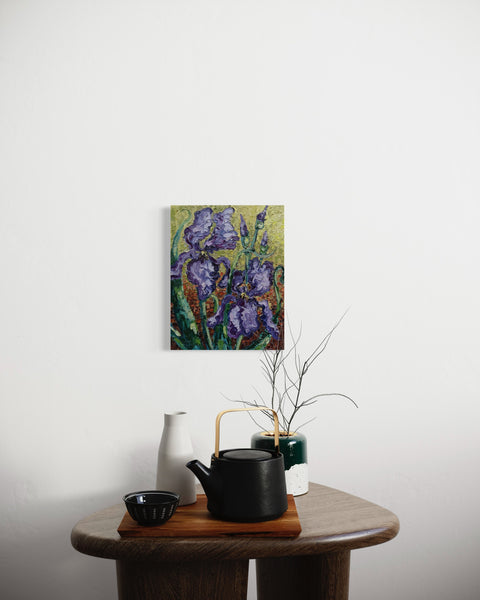 “Purple Irises”