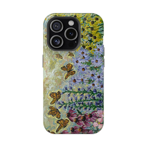 Floral Impact-Resistant Phone Case | Butterfly Design
