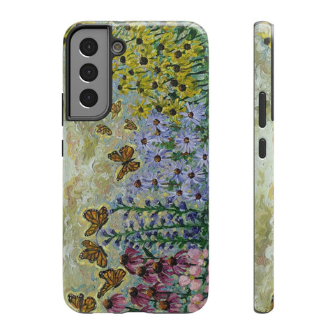 Floral Impact-Resistant Phone Case | Butterfly Design