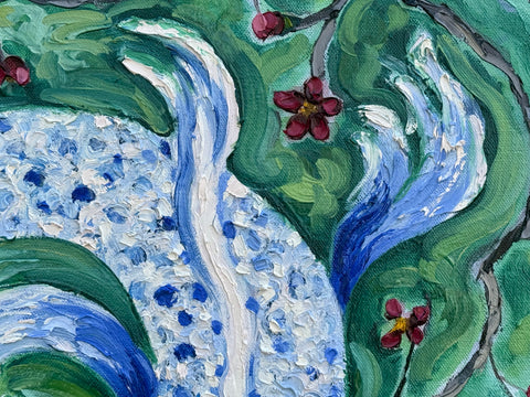“Beneath The Spring Blossoms”