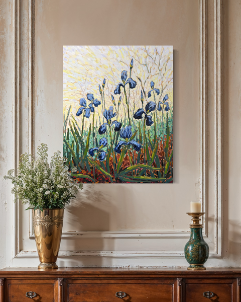 Happy Little Irises