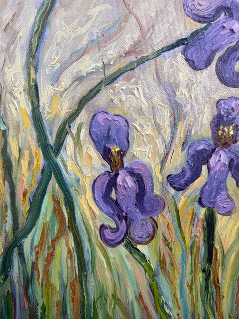 “Dancing Irises”