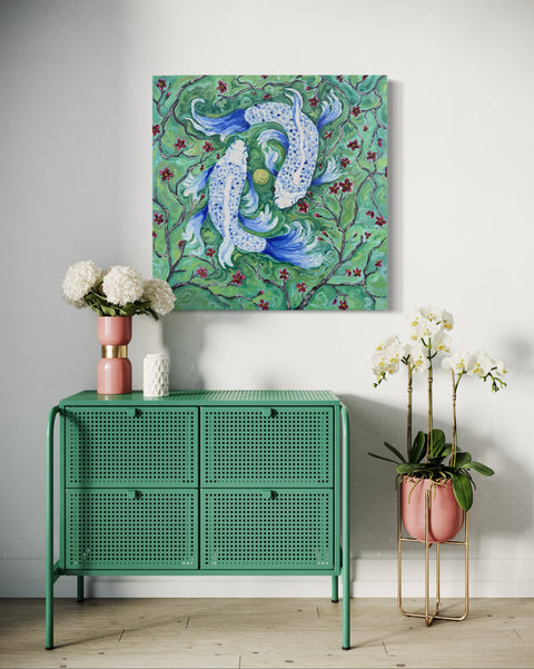 “Beneath The Spring Blossoms”
