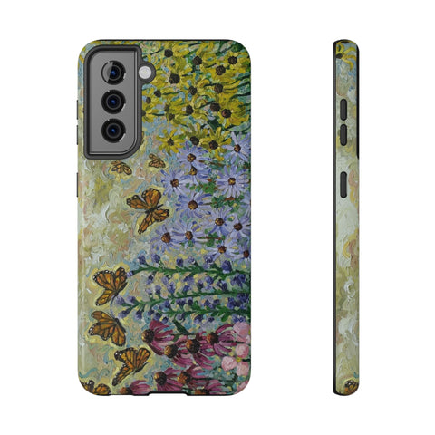 Floral Impact-Resistant Phone Case | Butterfly Design