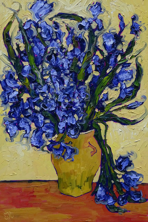 “Van Gogh Irises Study 2”
