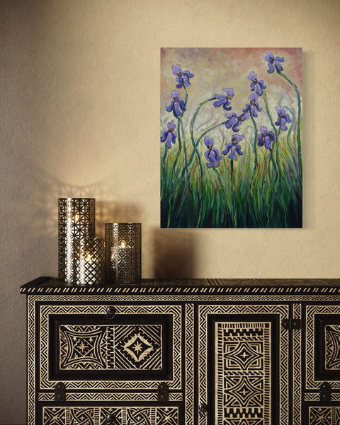 “Dancing Irises”