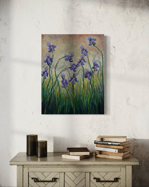 “Dancing Irises”