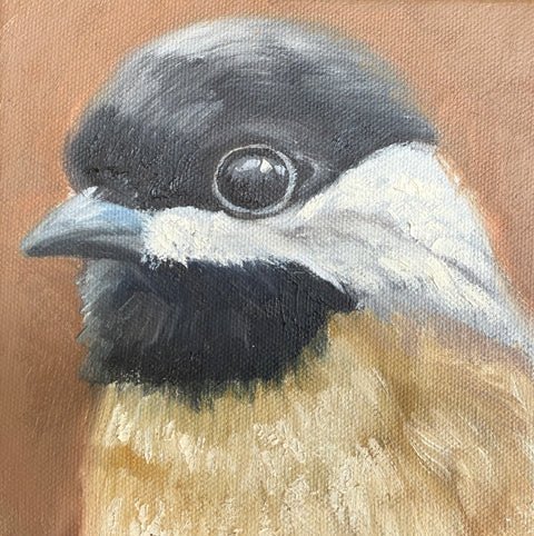 Miniature Carolina Chickadee