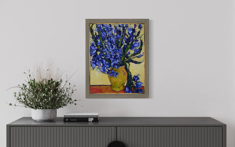 “Van Gogh Irises Study 2”