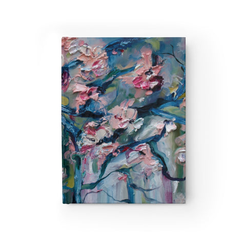 Abstract Cherry Blossom Journal - Blank