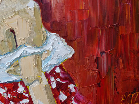 “The Woman in the Red Skirt”