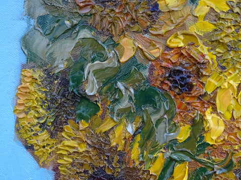 “Van Gogh Sunflowers Study”