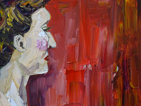 “The Woman in the Red Skirt”