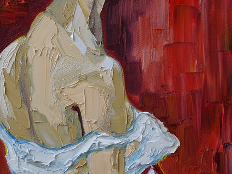 “The Woman in the Red Skirt”