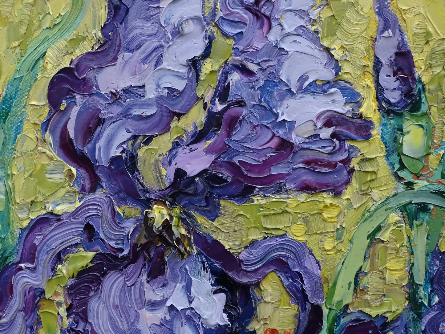“Purple Irises”