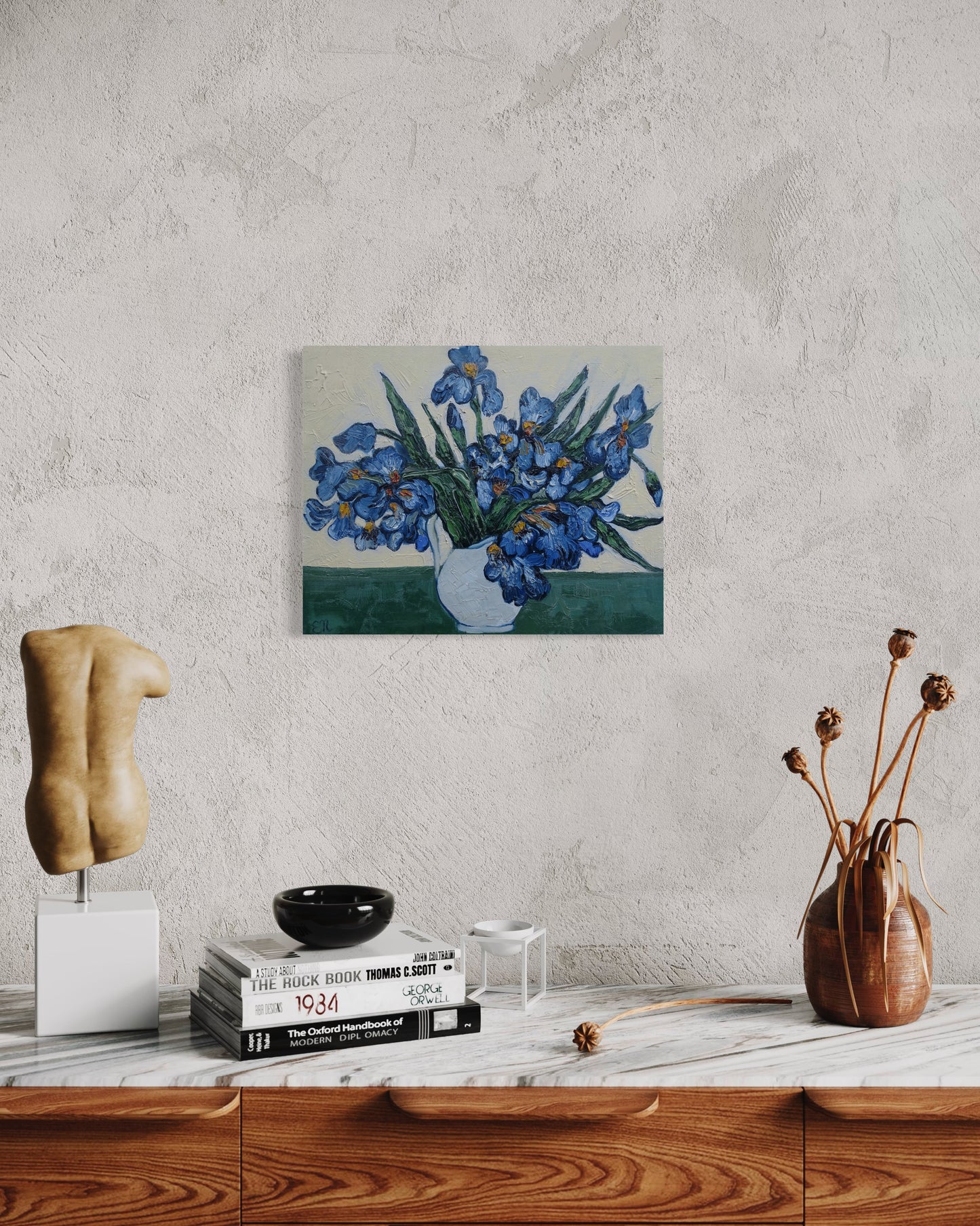 “Van Gogh Irises Study”