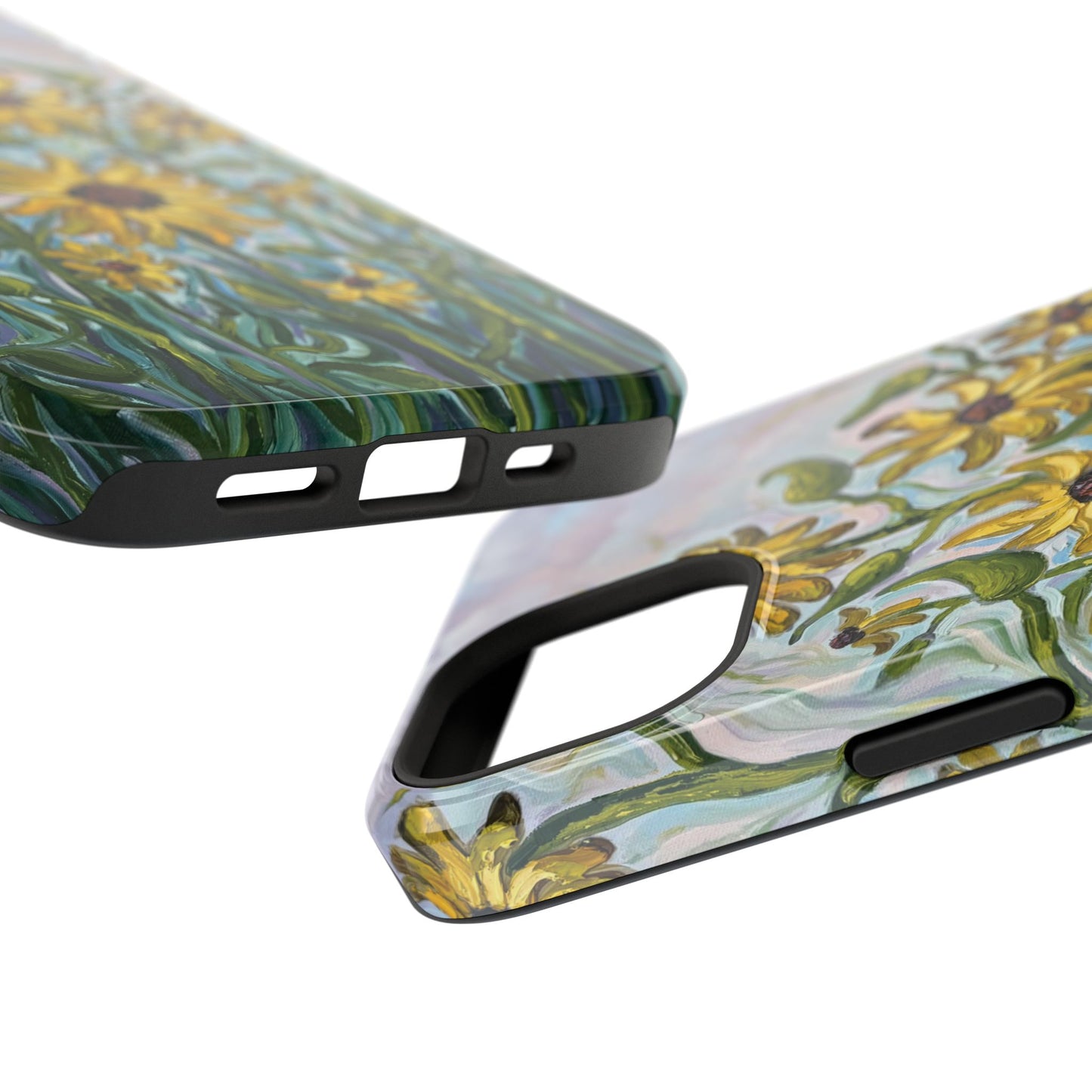 Floral Impact-Resistant Phone Case | Sunflower Design