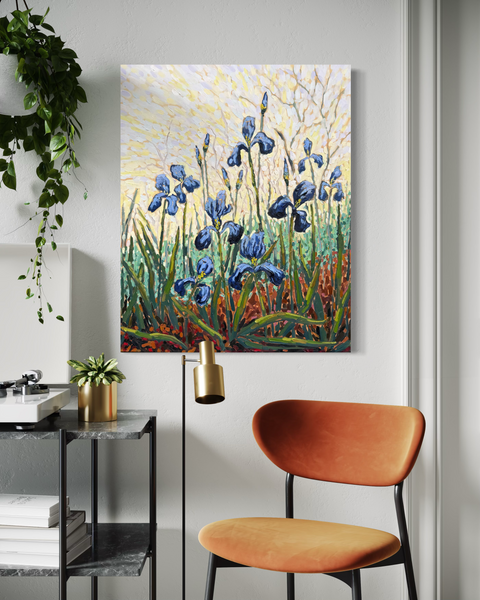 Happy Little Irises