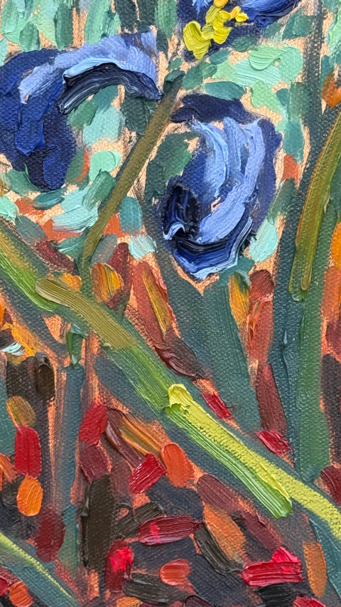 Happy Little Irises