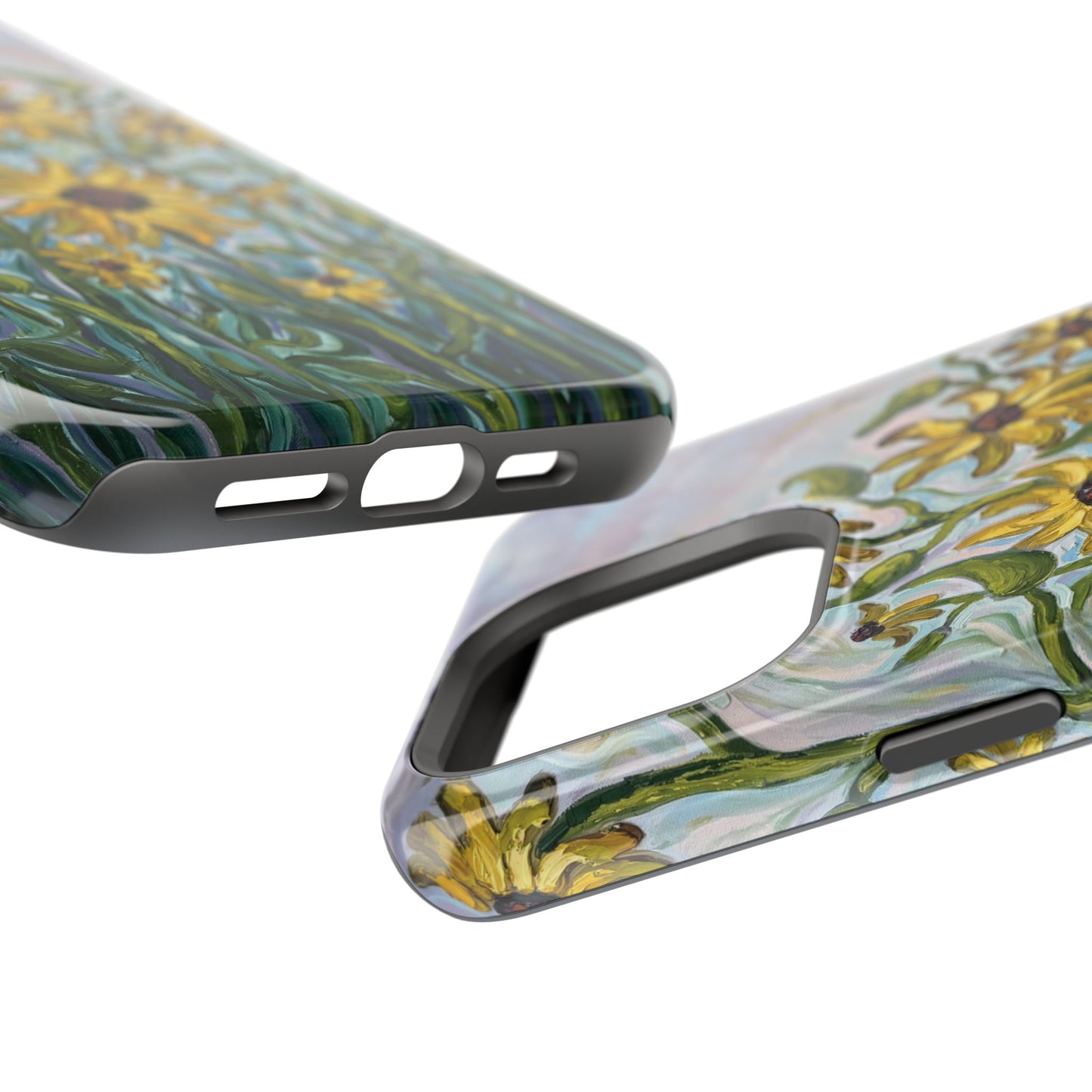 Floral Impact-Resistant Phone Case | Sunflower Design