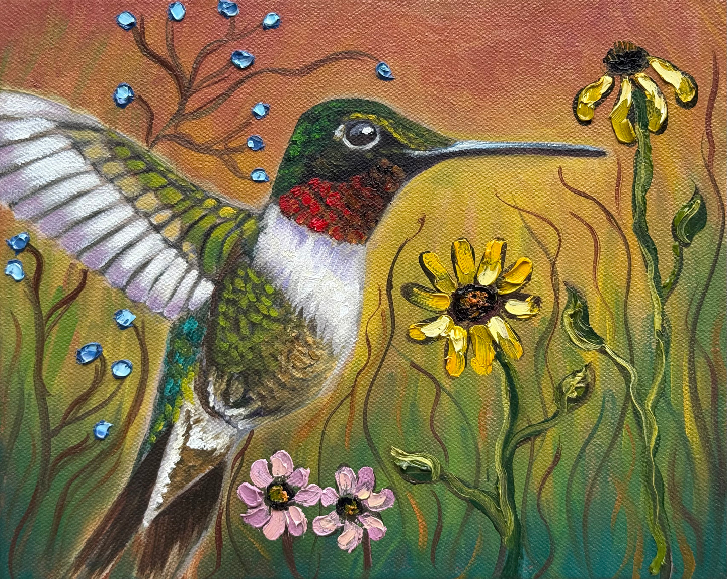 Ruby and the Wildflowers miniature