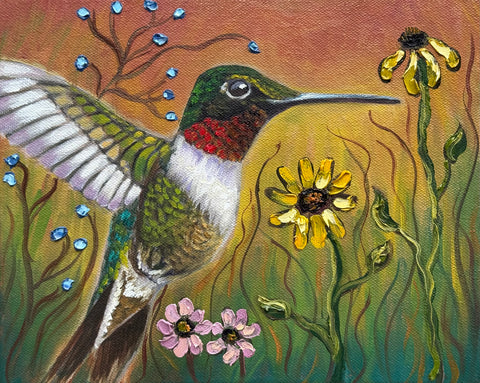 “Ruby and the Wildflowers miniature”