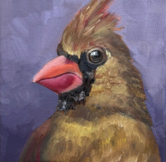 Miniature Female Cardinal