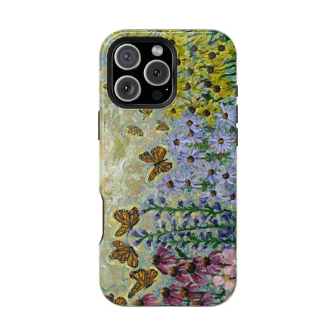 Floral Impact-Resistant Phone Case | Butterfly Design