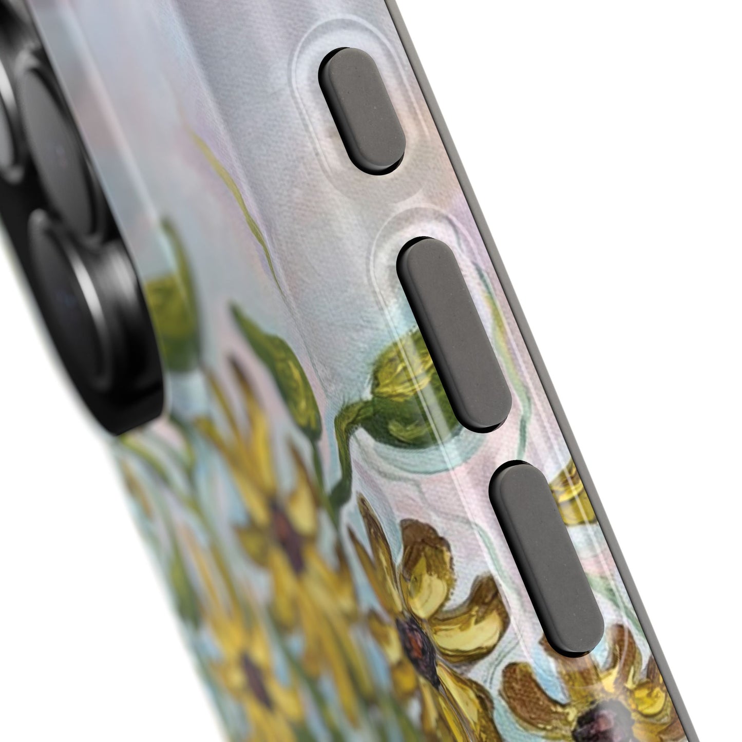 Floral Impact-Resistant Phone Case | Sunflower Design