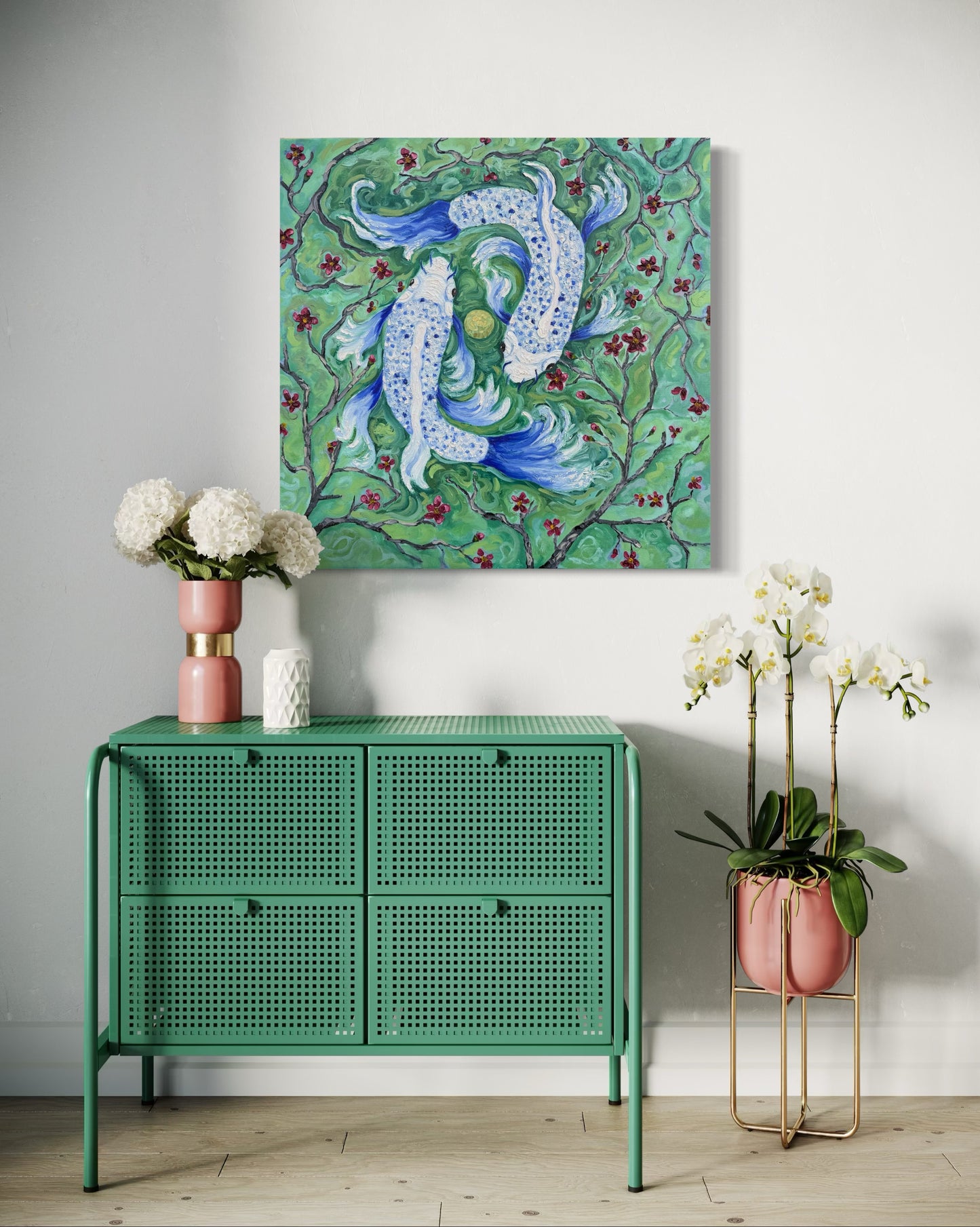 “Beneath The Spring Blossoms”