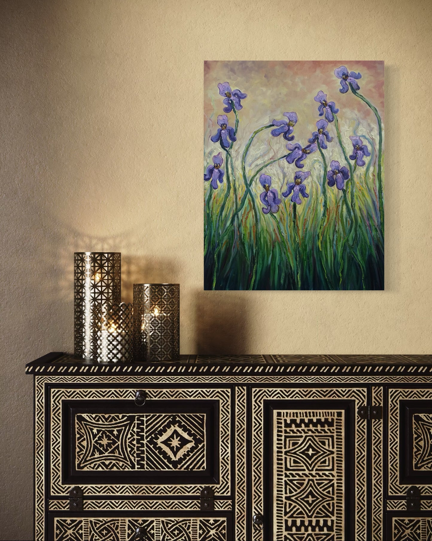 “Dancing Irises”