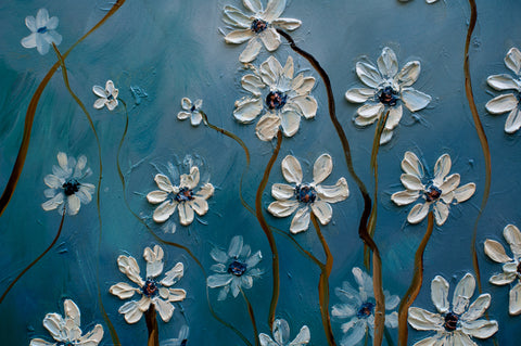 Original oil painting titled “Dreams” 30" x 30"