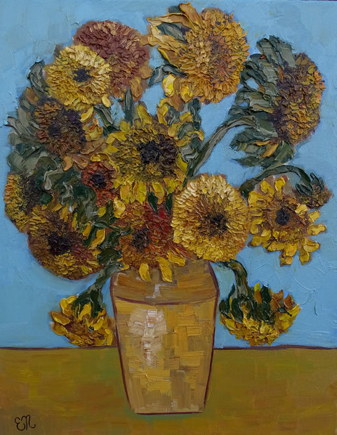“Van Gogh Sunflower Study”