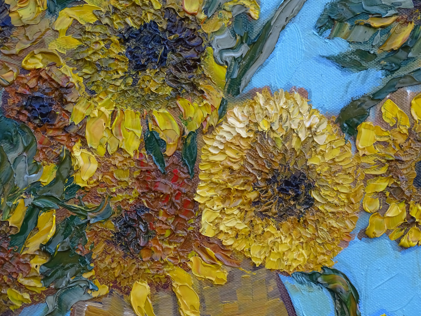 “Van Gogh Sunflowers Study”